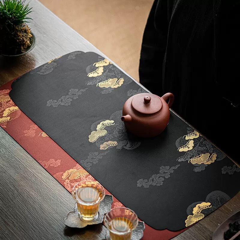 Yunsong Brocade Dry Tea Cloth Tea Table Cloth Tea Mat Japanese-style Tea Ceremony Tea Mat Cloth Small Tea Mat Cotton and Linen Tea Mat Tea Pad Yunsong Brocade Dry Tea Cloth Tea Table Cloth Tea Mat Japanese-style Tea Ceremony Tea Mat Cloth Small Tea Mat Cotton and Linen Tea Mat Tea Pad