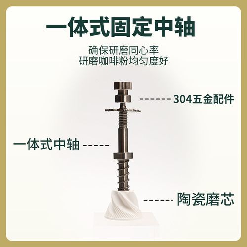 Coffee bean grinder hand grinder double bearing labor-saving manual grinder ceramic grinding core hand grinder coffee machine