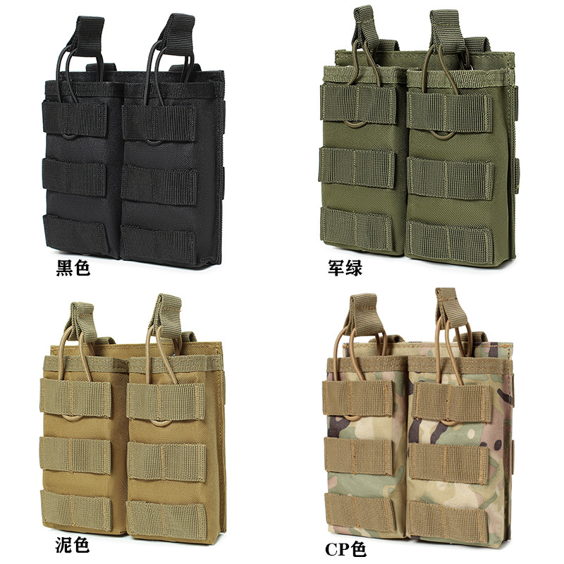 Bolsa Táctica Multifuncional para Entusiastas Militares, Bolsa de Cintura Molle, Bolsa Doble para Cargadores, Bolsa para Cargadores de Balas Realistas para CS
