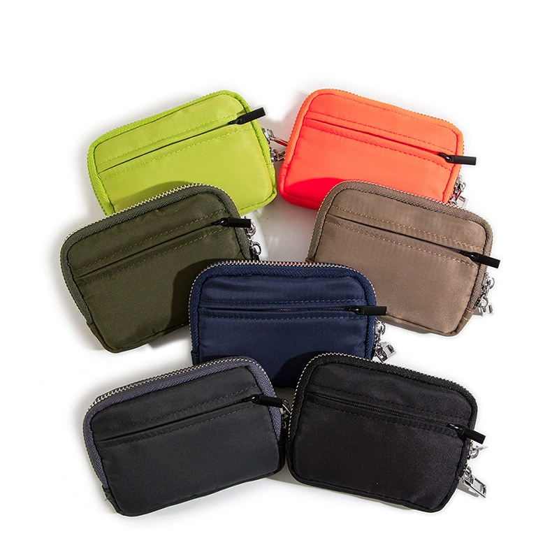 Japanese universal wallet for leisure, small bag, key bag, headphones, card holder, oxford cloth