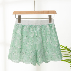 New product Qilixiang can be worn outside anti-exposure safety pants women's new lace large size leggings loose shorts summer