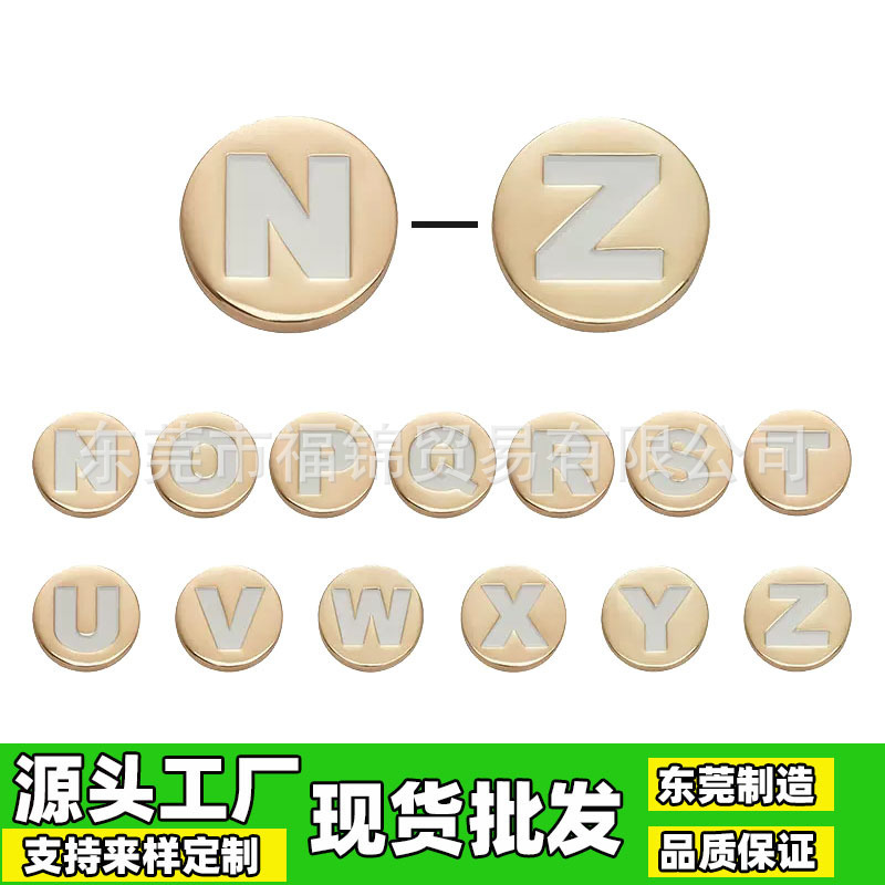 New Crocs Shoe Charms, Cartoon Shoe Decorations, Metal Letter Accessories, Trendy