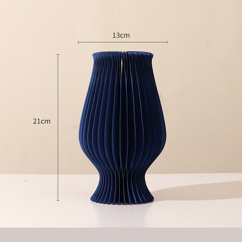 Cartones plegables creativos, flores de arte de papel, nuevos jarrones de arte de papel chino, flores, flores, flores secas, decoraciones de recipientes