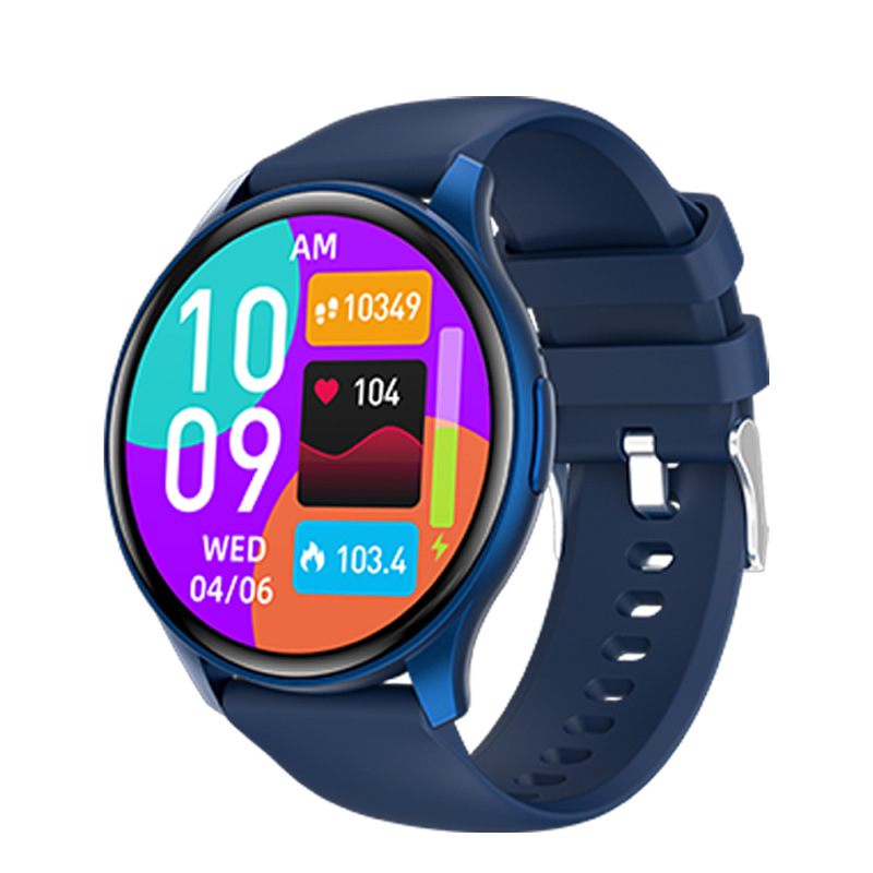 Reloj Inteligente con Pantalla Redonda zw60, Llamadas Bluetooth, Monitor de Ritmo Cardíaco, Monitorización de Salud, Pulsera Deportiva para Mujer ⌚