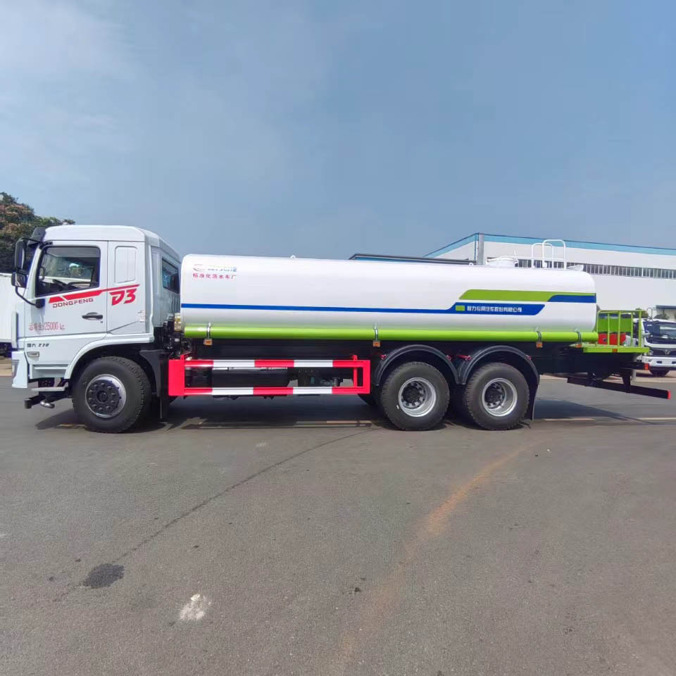 National Vi Large Capacity Dongfeng Rear Dual Axle Spray Truck 20 Cubic Meter Fog Cannon Truck for Dust Control and Water Transport in Industrial Parks and Construction Sites