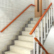 楼梯阁楼栏杆扶手现代简约公寓阳台实木护栏室内客厅别墅铁艺家用