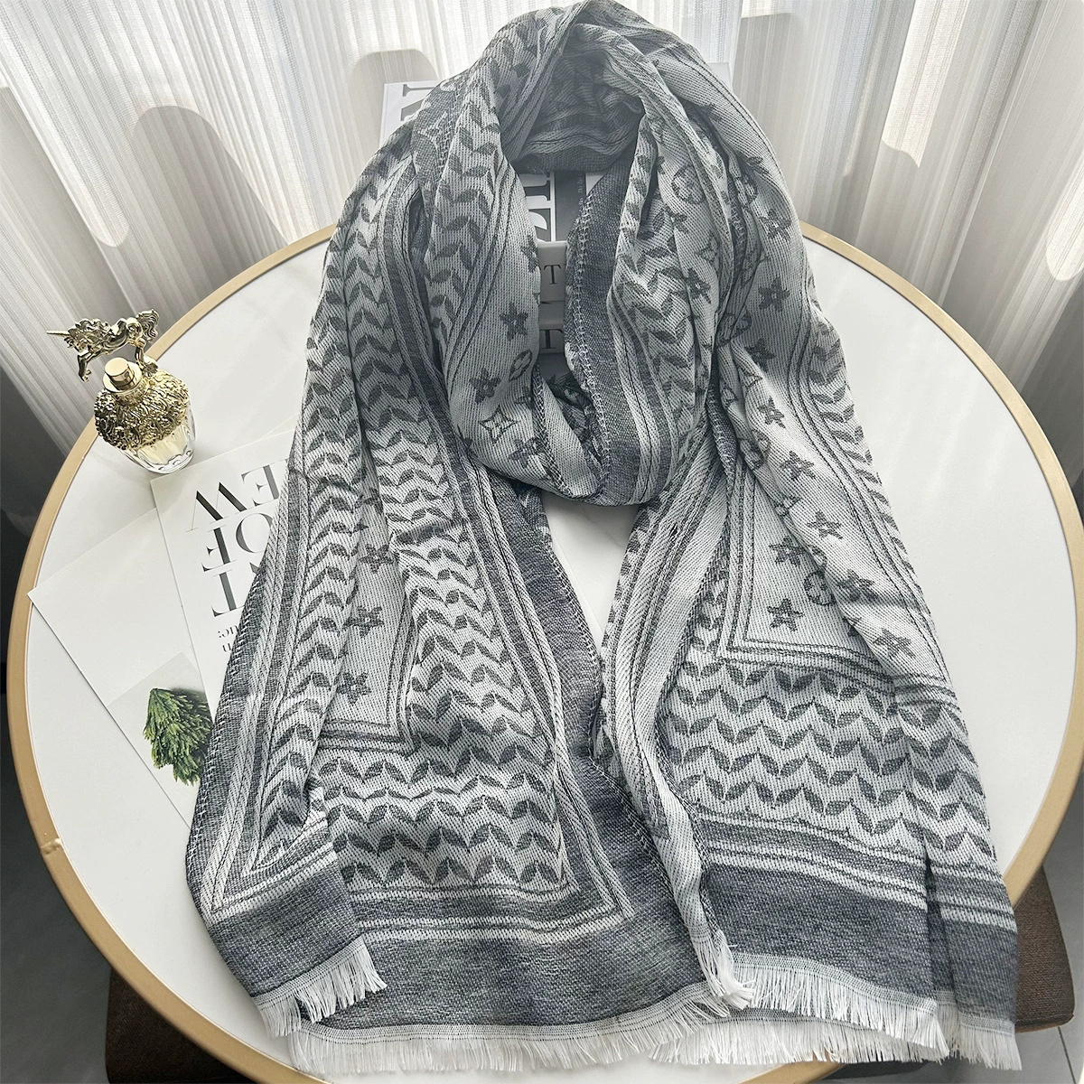 Arabic scarf, (Cross-border trading), flowered