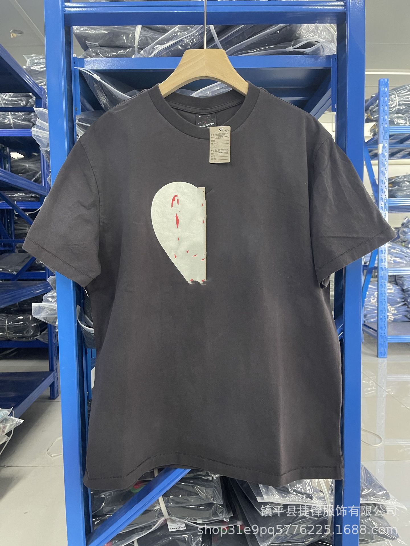 クロスボーダーの新型欧米のファッションブランドのレトロな水洗いは古い落書きをします。