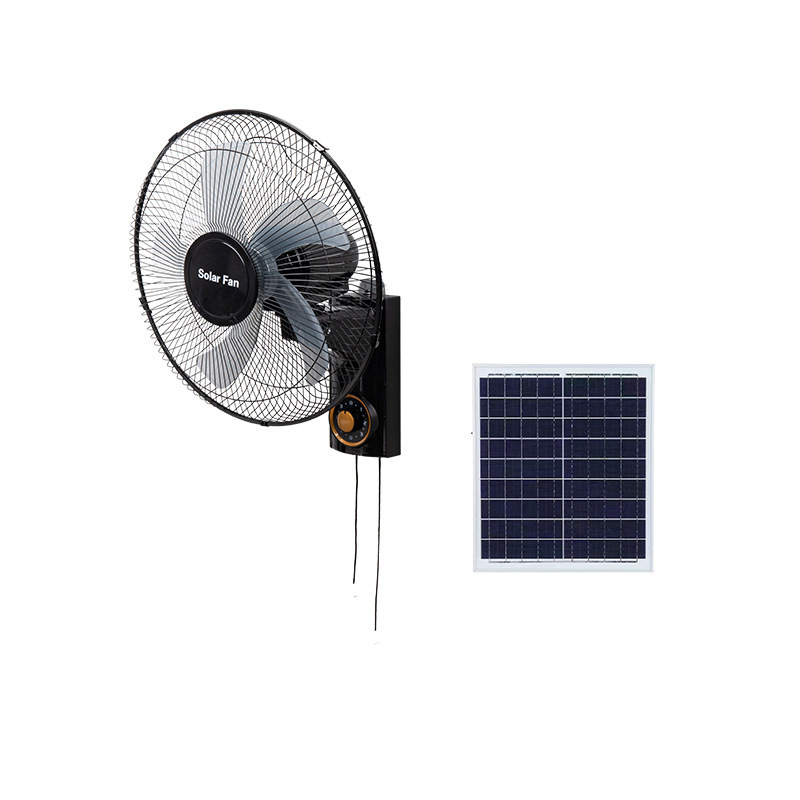 ventilador solar ventilador de piso solar de carga 10 pulgadas ventilador vertical de carga de viento grande con panel solar