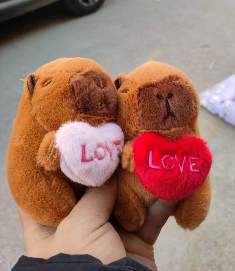 갈색 포옹 카피바라