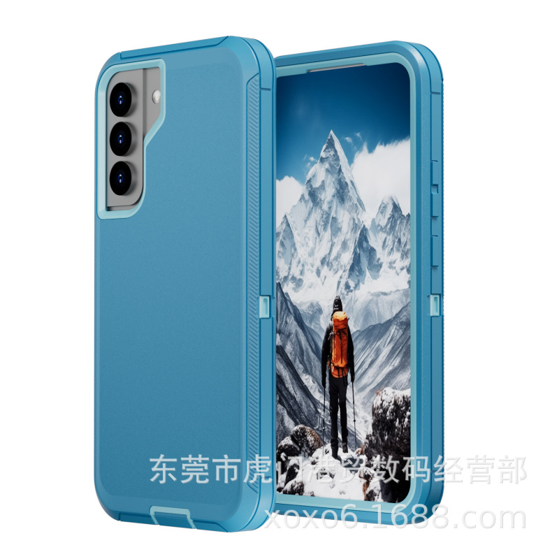 Samsung SAMSUNG S22/PLUS 3 耐性ロボット携帯電話ケース、落下防止および防塵保護カバーに適しています。|undefined