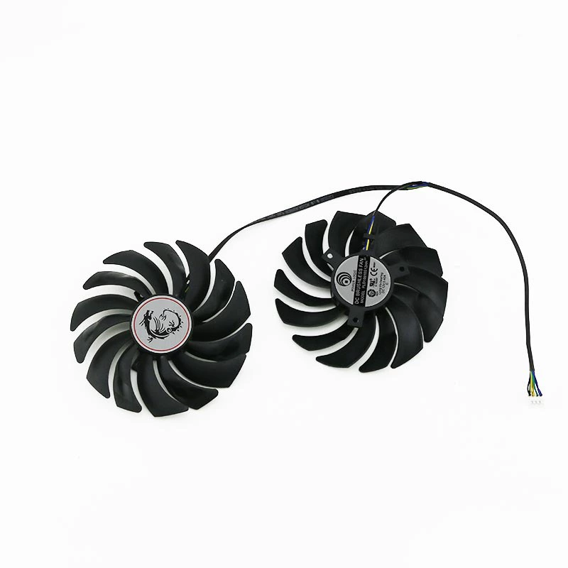 Вентилятор видеокарты, совместимый с MSI GTX1080Ti/1080/1070/1060 RX470/480/570/580G