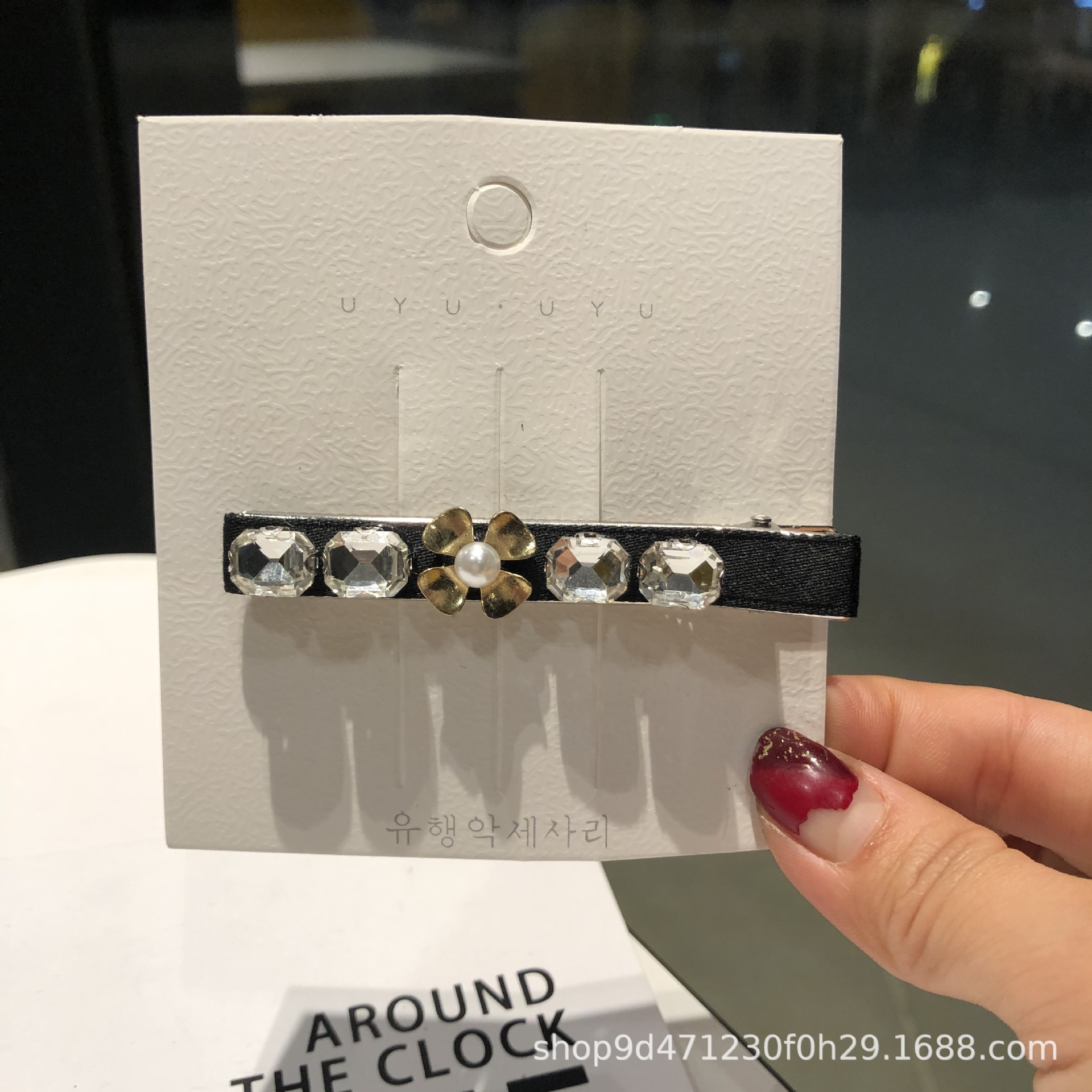 Japanese-style mesh pearl bow hair tie hair clips, sweet and versatile hair bands, soft girl hair accessories, headwear clips, duckbill clips pic 27