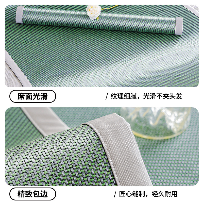 Cojín de sofá de seda de hielo Cojín fresco de verano de lujo ligero Funda de sofá de cuero antideslizante Cojín de alfombra de ratán de hielo de sensación de enfriamiento universal de cuatro estaciones