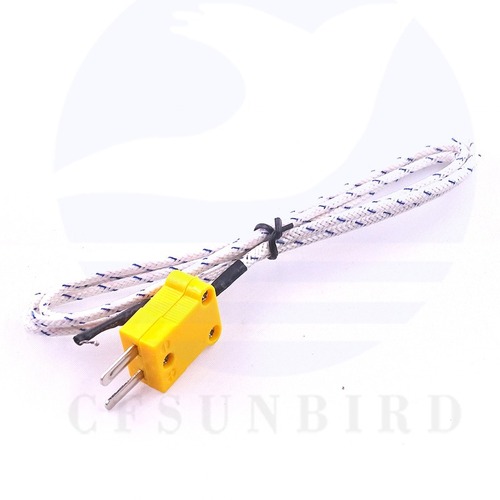 Surface thermocouple K-type temperature probe temperature sensor high temperature temperature measurement line 1 meter