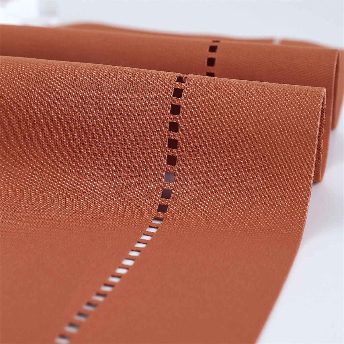 Servillas de poliéster y algodón tela de boca encaje hueco restaurante de alta calidad hotel plegable almohadilla de té decoración de boda