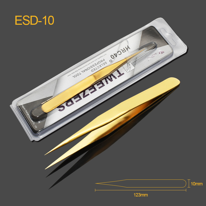 티타늄 10 핀셋 (아름답게 닫힌 포장)