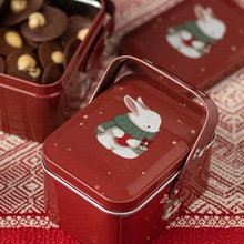 饼干包装盒糖盒小铁盒糖果曲奇喜糖盒可爱卡通马口铁礼盒烘焙