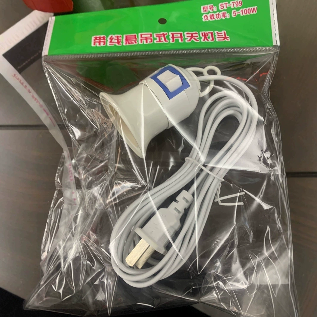 E27 винт с выключателем фонарный провод 3/5/8/10 м подвеска с двумя штекерами удлинитель фонарь