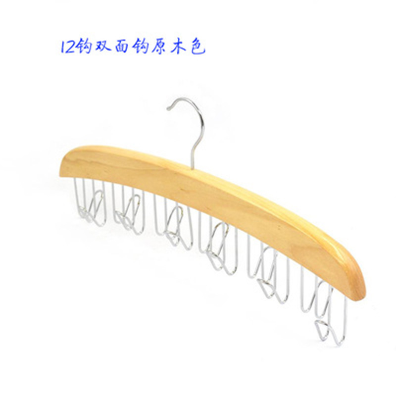 Percha multifuncional cinturón profesional colgante cinturón corbata colgante bolsa percha de madera maciza pequeño objeto almacenamiento artefacto
