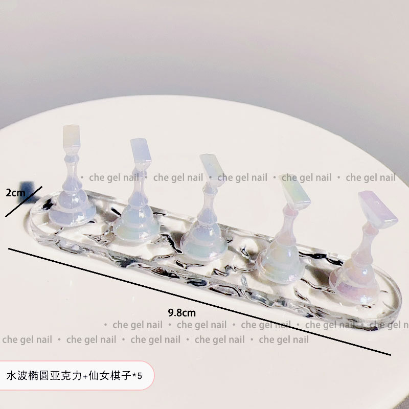 Pantalla base de práctica de uñas soporte de dedo titular de uñas palo de uñas tarjeta de color desgaste uñas especial titular de uñas herramienta de la joyería