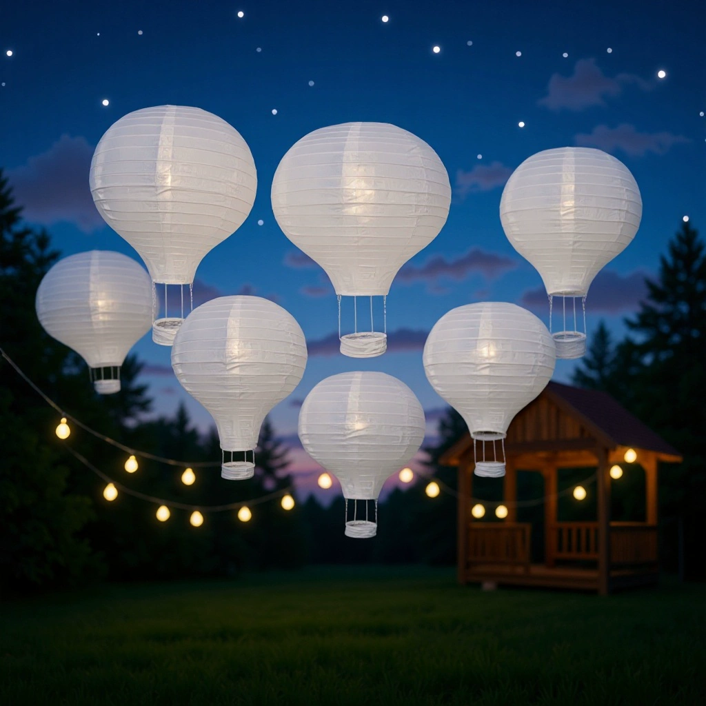 Белый воздушный шар, детский бумажный фонарь «сделай сам», детский сад, школа, ручная роспись, граффити, принадлежности для занятий родителями и детьми