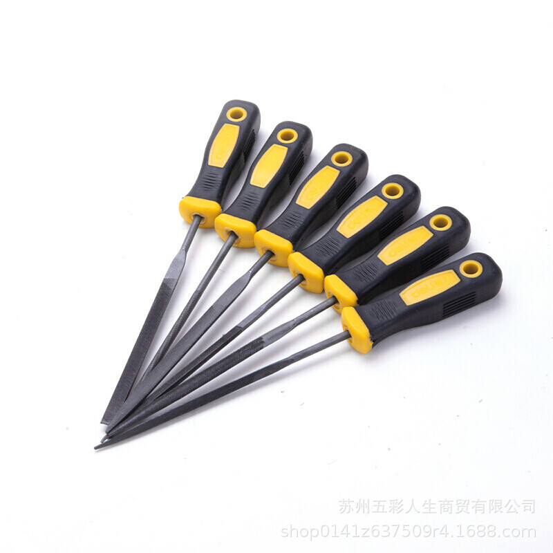 得力 File, metal carpentry, postoperative set, 6 pieces