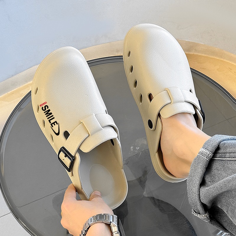 Zapatos de cocinero de verano Bocken para hombres zapatos de playa de sandalinas antideslizantes EVA al por mayor