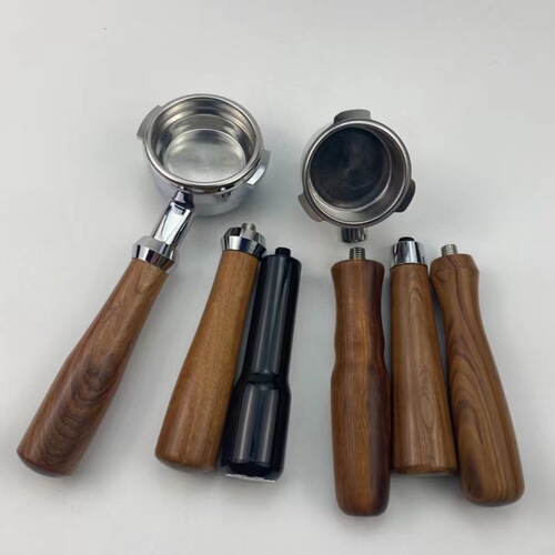 Italian semi-automatic coffee machine bottomless handle coffee machine brewing head modified handle M10 rosewood wooden handle