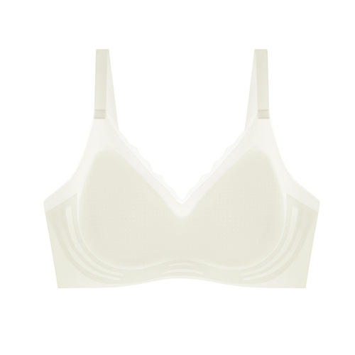 [High quality] Ultra-thin cool underwear for women, comfortable, seamless, soft support, beautiful back, large size breathable bra