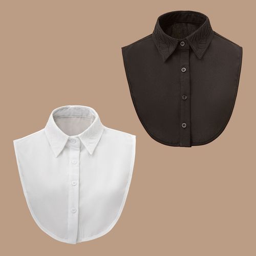 New style exquisite embroidered fake collar women's versatile shirt shirt white collar decorative fake collar versatile spring and summer