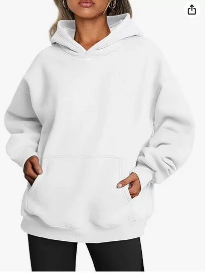 Women's Oversized Hoodie Plus Velvet Plus Fur Sweatshirts Autumn Fashion 2025 Pullover Sweater Winter Clothing