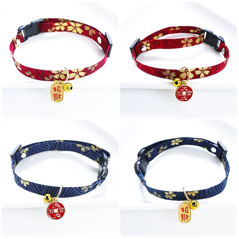 Специальный трансграничный AliExpress ошейник для домашних кошек и собак в японском стиле аксессуары для ветряных котят милый Тедди фото