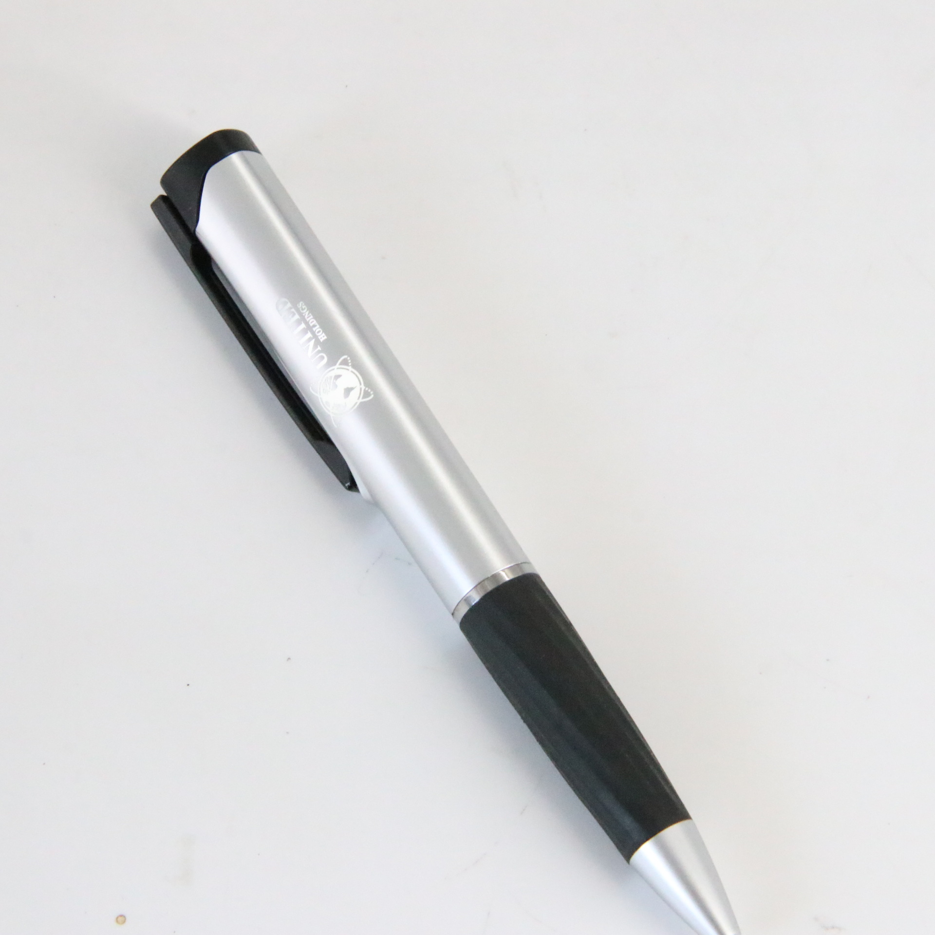 Rotary Bolígrafo De Metal logotipo luminoso Oficina escuela suministros fábrica al por mayor