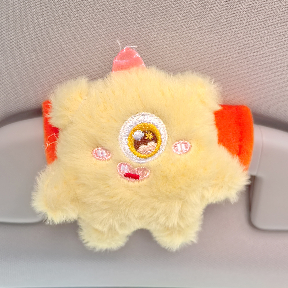 Creativo pequeño monstruo mango de automóvil guante de freno de mano de automóvil general mango de puerta interior guante de techo