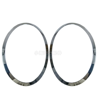 Light frame mini F55-F57 headlight - a-pair-of-silver-electroplated-headlight-frames