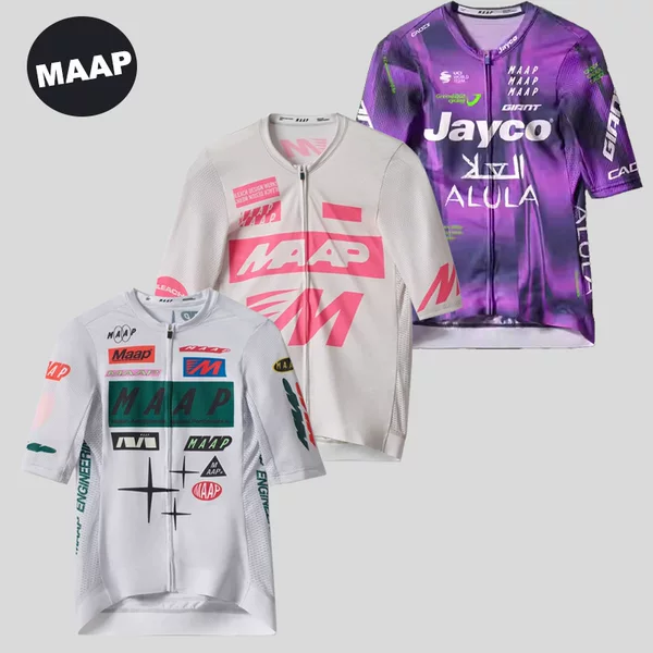 2025 new product MAAP high-quality long-sleeve and short-sleeve men's and women's summer universal outdoor sports cycling road bike jersey