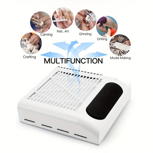 Cross-border strong power nail vacuum cleaner, high-power 80W nail fan vacuum cleaner with strong suction and variable speed