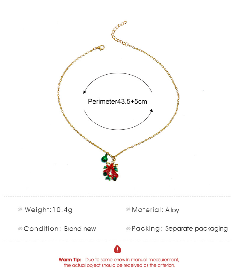 Fashion Christmas Tree Snowman Elk Alloy Women's Necklace 1 Piece display picture 5