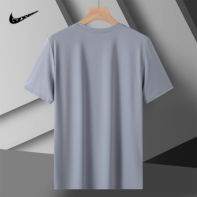 アイスシルク半袖Tシャツ メンズ 2025年夏新作 涼しく快適な素材 フィットネス ランニング スポーツ 速乾性ウェア|undefined