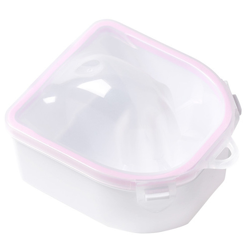 Double-layer hand-soaking bowl to exfoliate and soften dead skin, nail-soaking basin, wash and remove nails, basin, manicure tools and supplies