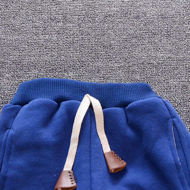 Winter pluche baby 2023 nieuwe cartoon jongens en meisjes trui met capuchon, tweedelige set kindersportkleding_voghion.com