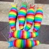 18.5 cm long pointed horned rainbow model is not packaged