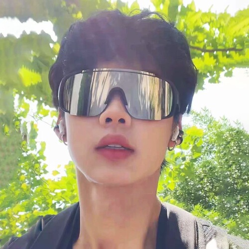 Color-changing cycling sunglasses, men's high-end, windproof, protective, marathon running sports sunglasses