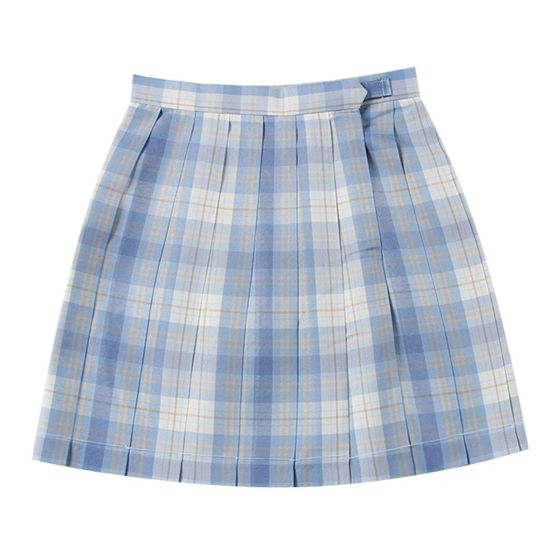 Японская Юбка JK Униформа Студент Высокая Талия Клетчатая Японская Плиссированная Юбка Сложенная Юбка Платье Льда И Мороженого Школьная Форма Юбка