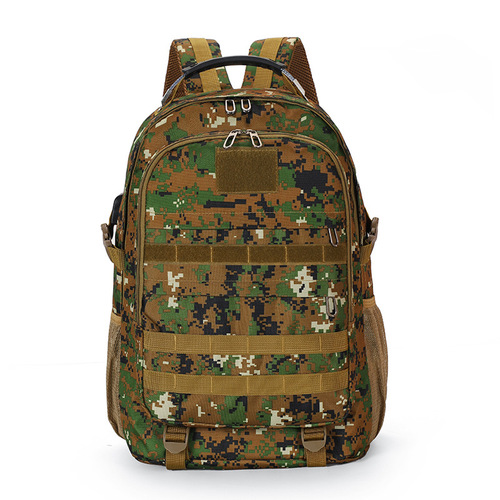 Oxford cloth backpack camouflage outdoor mountaineering bag men's travel bag multi-functional large capacity waterproof military fan tactical bag