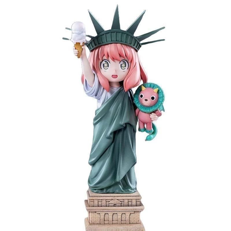 Шпионская семейная MIMO Liberty Goddess Analian ручная модель аниме милая красивая девушка прилив игра decorations