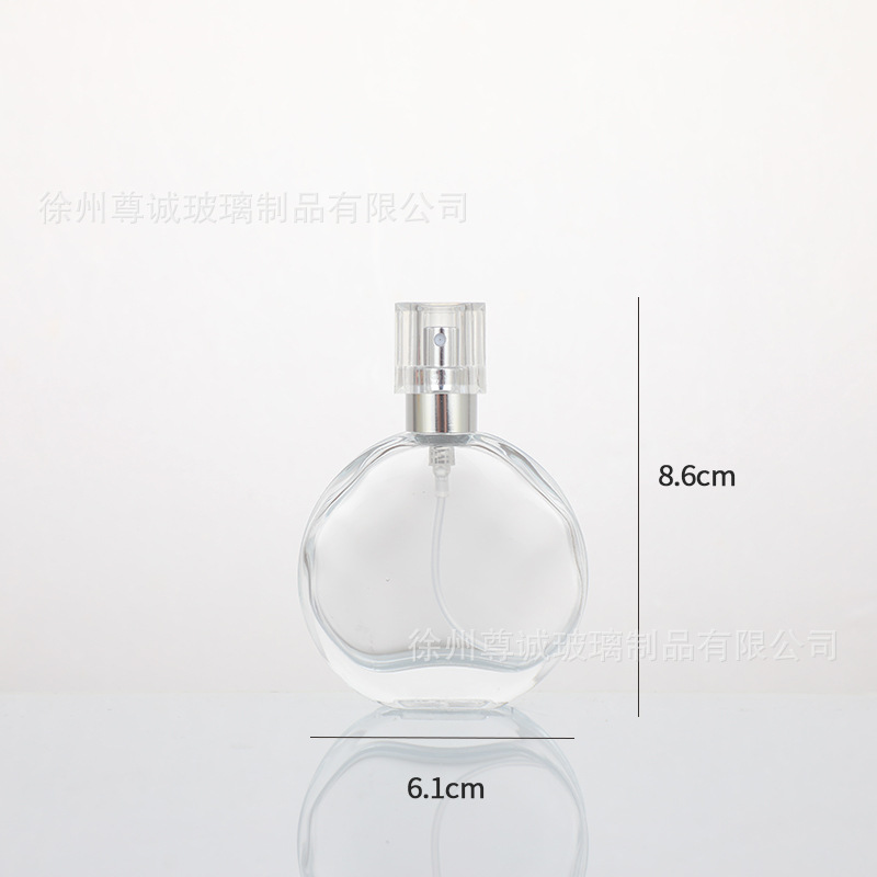 30 ml; transparente; Vidrio