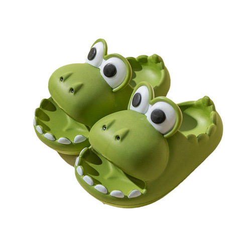 Dinosaur children's slippers summer boys and girls thick-soled non-slip indoor home children's cartoon parent-child slippers for women