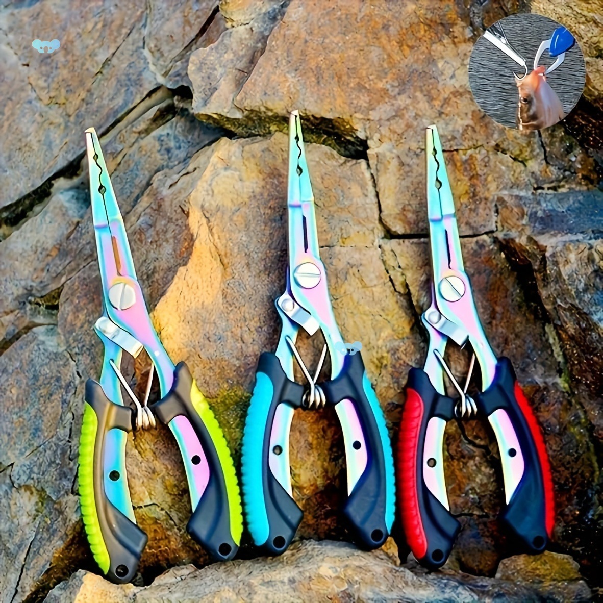Multipurpose Fishing Pliers. Scissor Weaving Cutter.工具刀